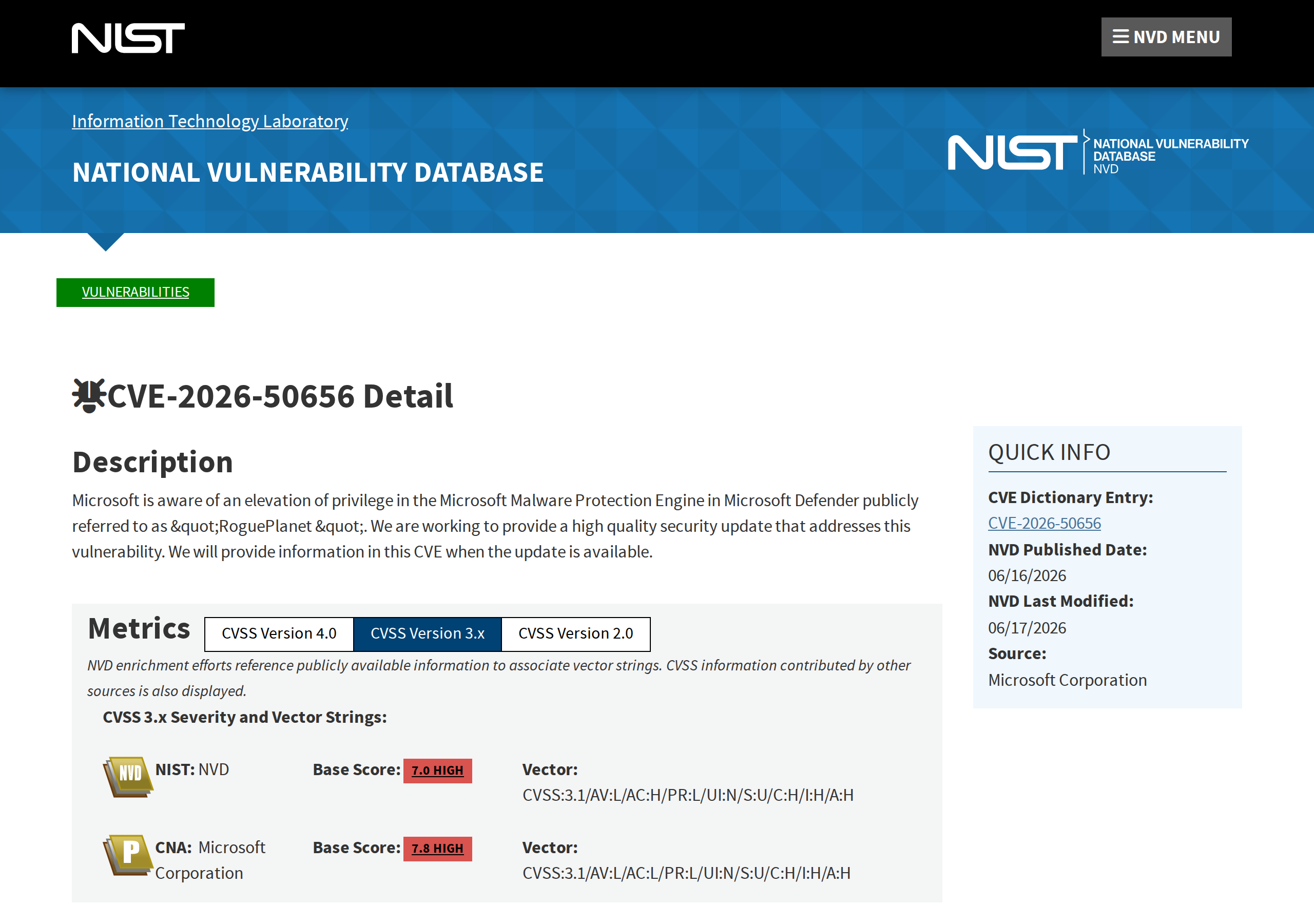 File:NVD CVE-2026-50656 RoguePlanet description.png