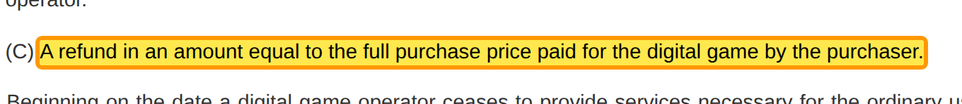 the refund remedy copies and alters nothing