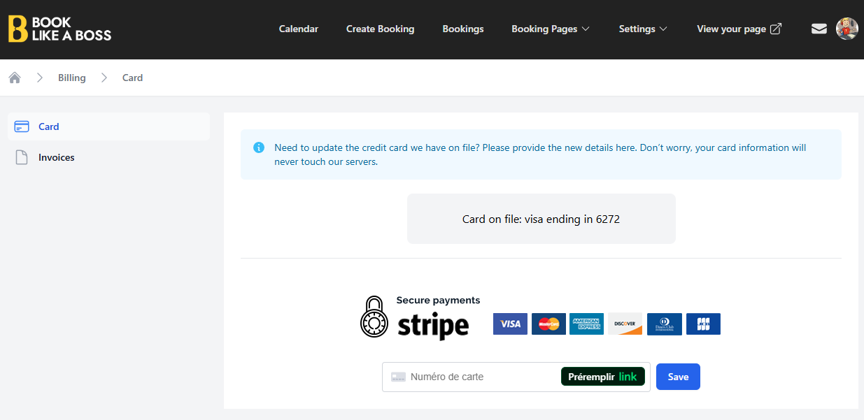 File:Book Like A Boss payment card still listed as of 6 June 2025 (13 days after the support request).png
