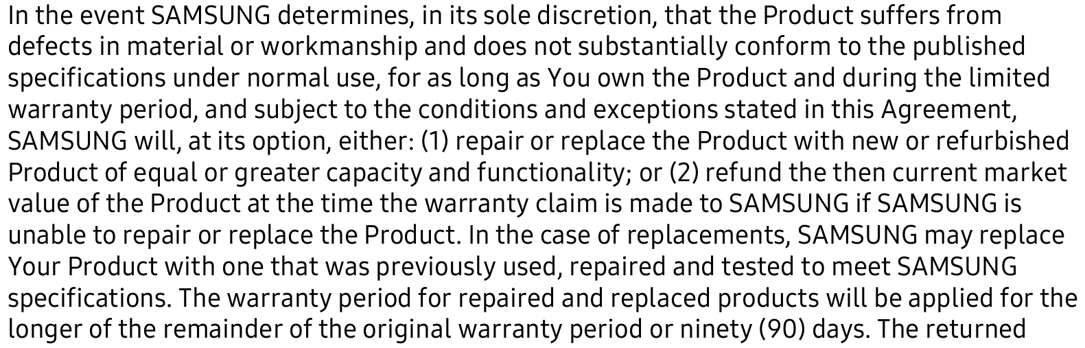 File:Samsung SSD Limited Warranty 2024 remedy clause.png