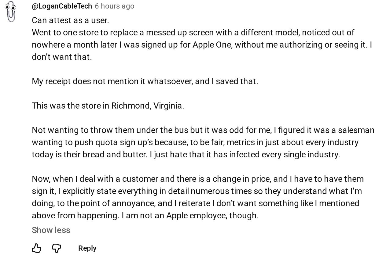 File:Apple Store trials YouTube comment logancabletech.png