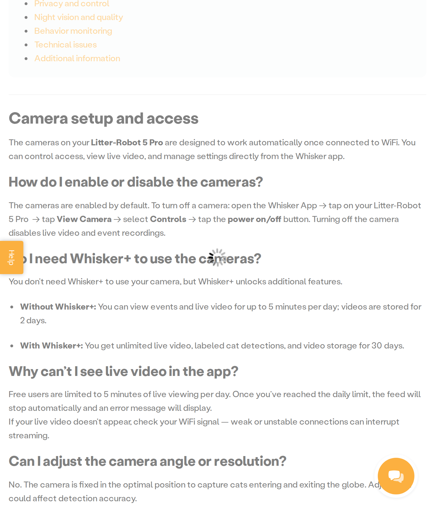 File:Litter-Robot 5 Pro camera Whisker plus free tier comparison.png