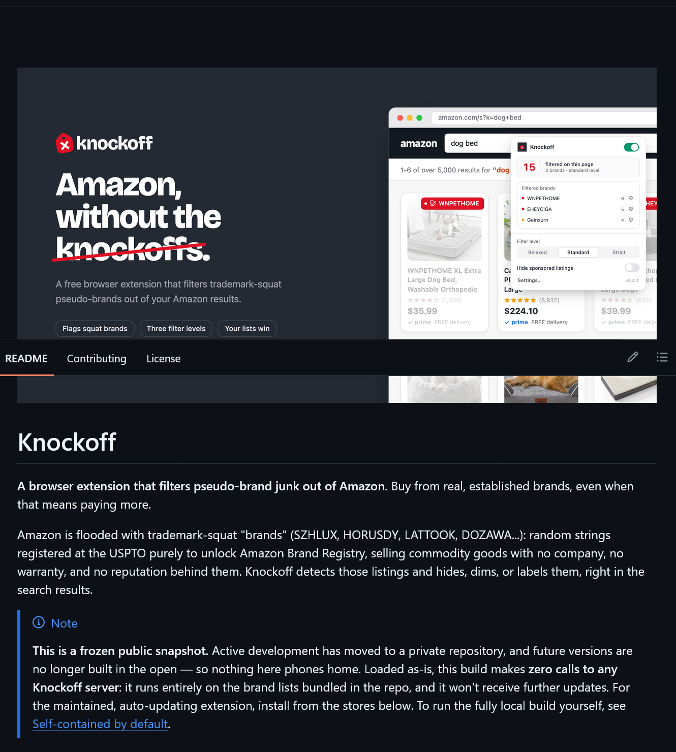 File:Knockoff GitHub close-source note.png