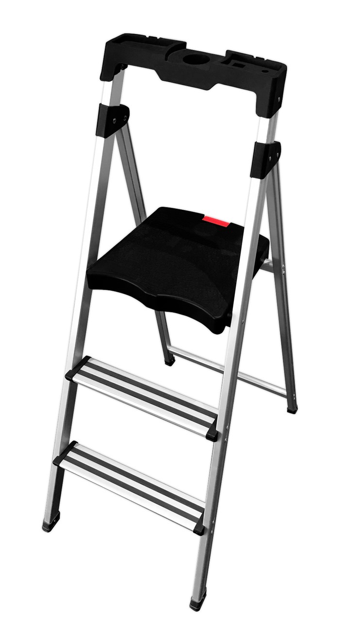 File:Syneco 100kg 3 Step Domestic Lite Aluminium Ladder.jpg