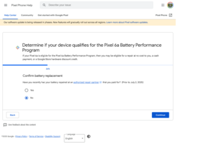 Have you recently had your battery repaired at an authorized repair partner