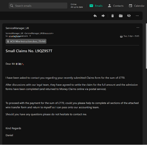 email from ASUS in response to customer small claims suit against ASUS over bootloader unlocking.