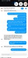 Screenshot of a chat detailing a victim's experience with a KingSong representative, who, on behalf of the company, accepted payment for a wheel and subsequently geo-locked the device, preventing the consumer from using it.
