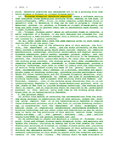 The firearms blueprint detection algorithm written into the bill text, in New York Senate Bill S9005C.[1]