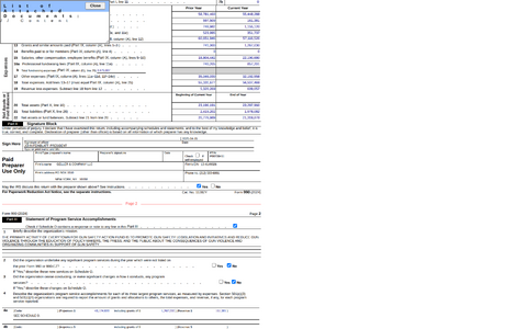 Everytown's return prepared by Bloomberg LP's CFO firm, per the Action Fund Form 990.[26]