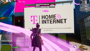 Fortnite in-game T-Mobile ad.webp