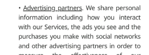 LG ThinQ privacy policy advertising partners.png