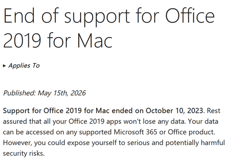 The same Microsoft URL captured on May 30, 2026, re-dated Published: May 15th, 2026.[4]