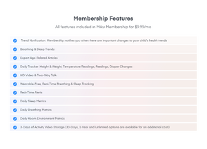 Miku website describing new features for $9.99/Mo