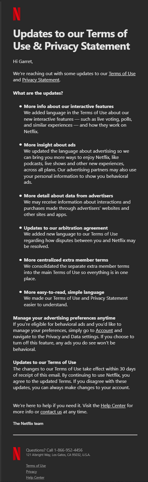Netflix subscriber agreement update 2026.png