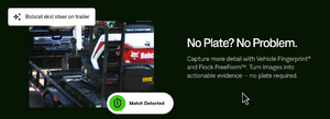Taken from Flock's marketing materials on their website. Their cameras are advertised as not needing a license plate to work due to vehicle fingerprinting technology; demonstrating that this is far more than just a "license plate camera"