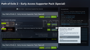 PoE2 screenshot of Steam sale 2026.png