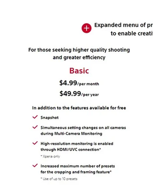 Sony Xperia notice external monitor feature subscription 3.webp