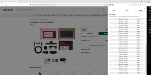 Spotify car thing stockx sales data backup.png
