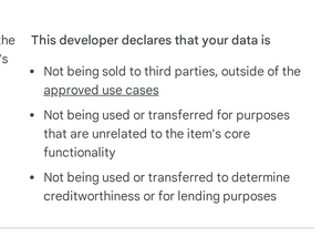 Stylish chrome web store data not sold.png