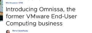 VMware EUC Omnissa divestiture announcement.png