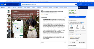 Whistle Go Explore Dog GPS Tracking Device on Walmart webpage.png