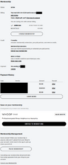 Step 1 of the Whoop subscription cancellation process.